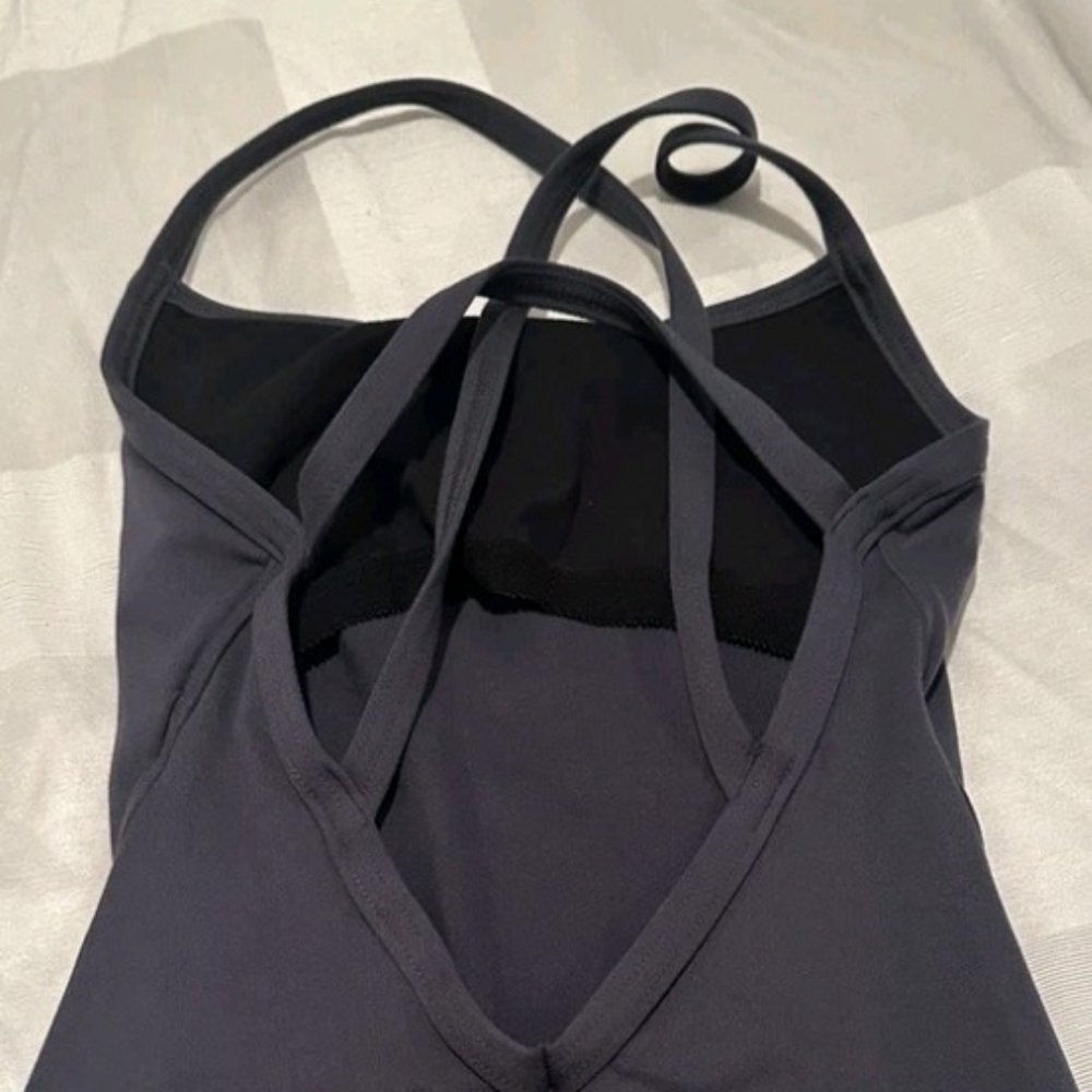 Bombshell Women’s Charcoal Strappy Jumpsuit Size Medium,Euc - Picture 5 of 12